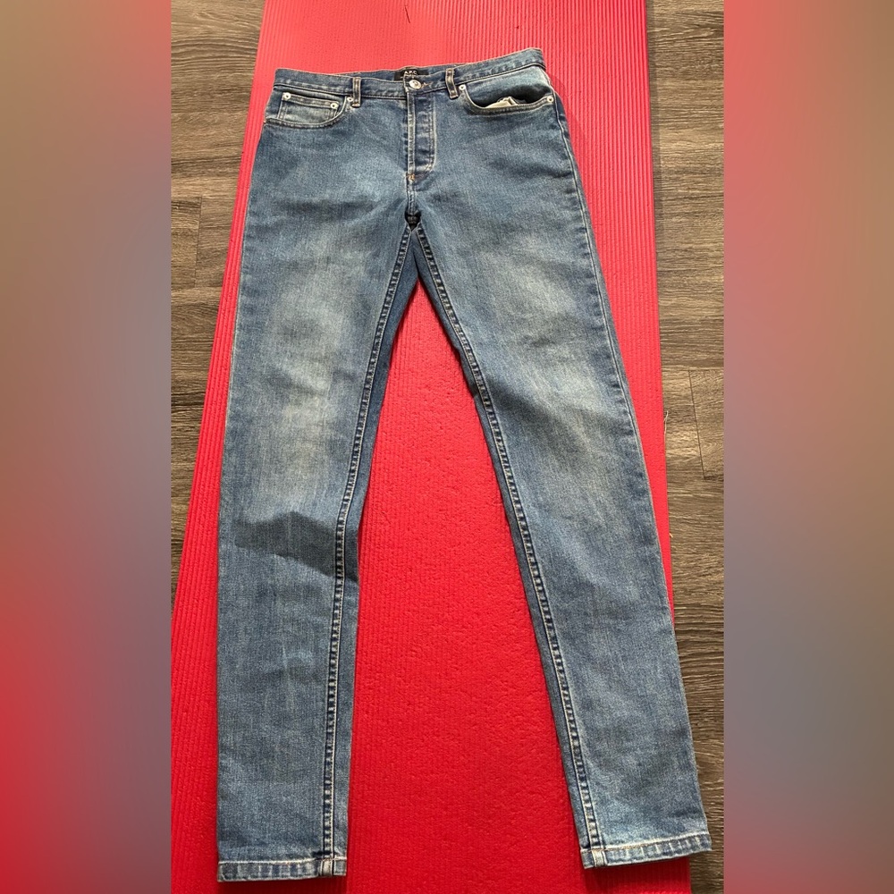 Like New A. P. C Blue Denim Jeans. Size 30